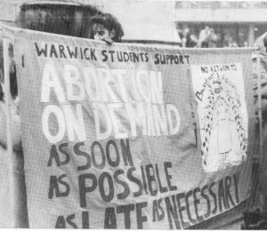 Campaigning against the Alton Bill, Birmingham 1987